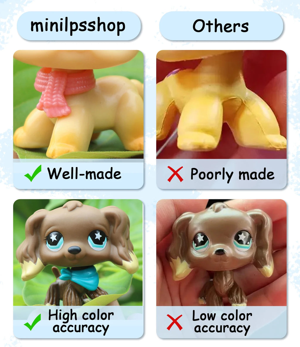 Lovely Toys More Choices Shorthair Cat Dachshund Dog Cocker Spaniel Dog Collie Dog With Cute Accessories Best Gift Kids Toy
