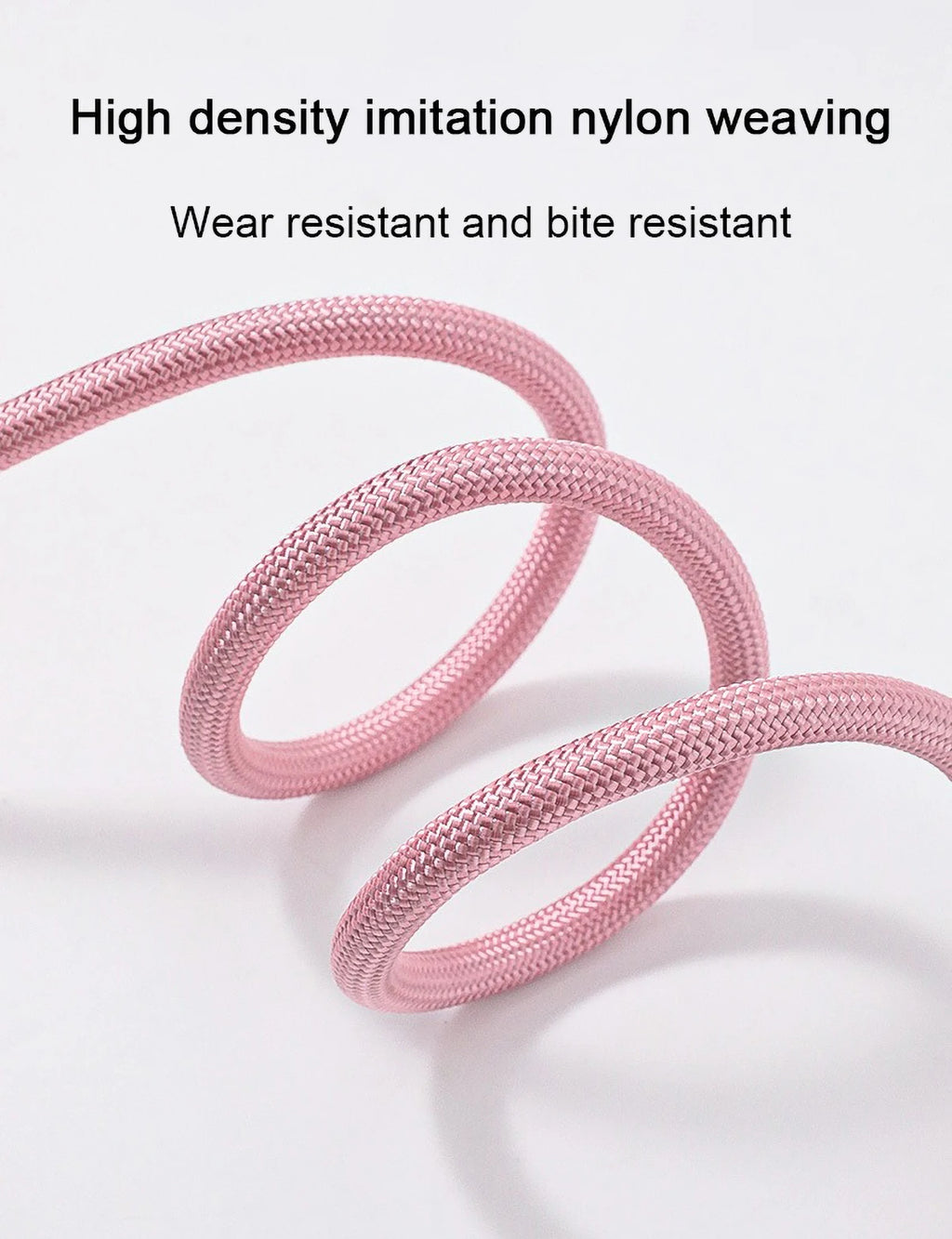 150cm Long Dog Leash with Foam Handle Cushioning Shock-Absorbing Elastic Alloy Buckle Durable Comfortable Rope for Walking