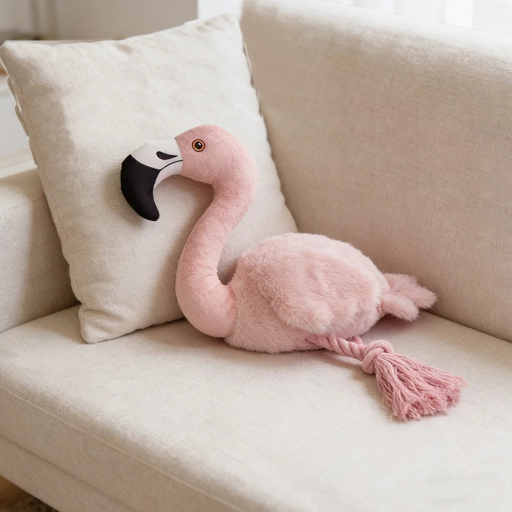 Cat & Dog Plush Toys: Interactive Calming Bite-Resistant Washable Vocal Chew Toys for All Breeds