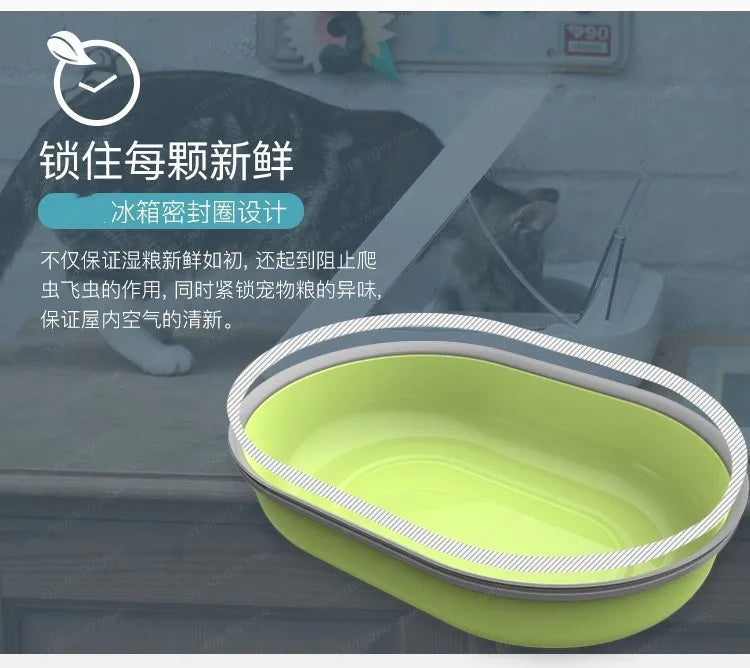 Pet Microchip Smart Feeder, Automatic Timed Food Dispenser with Chip Recognition for Cats & Dogs