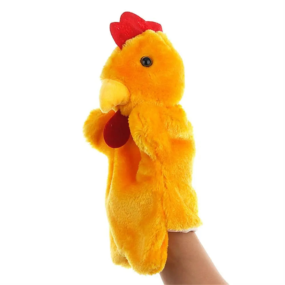 Animal Hand Puppet Cat Dolls Plush Hand Doll Puppets for Telling Story Cartoon Plush Toys