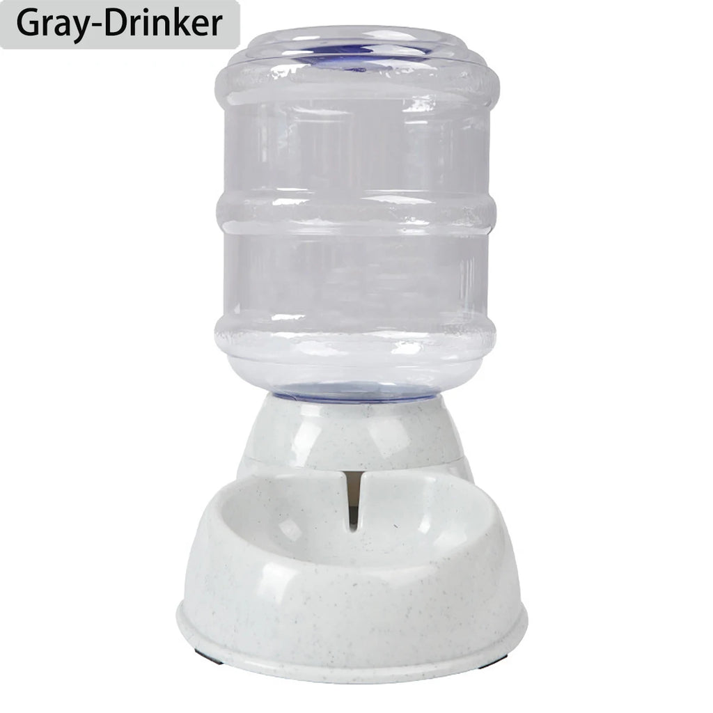 3.8L Large Capacity Automatic Pet Feeder & Water Dispenser, Gravity Pet Feeding Station, For Small & Medium Pets