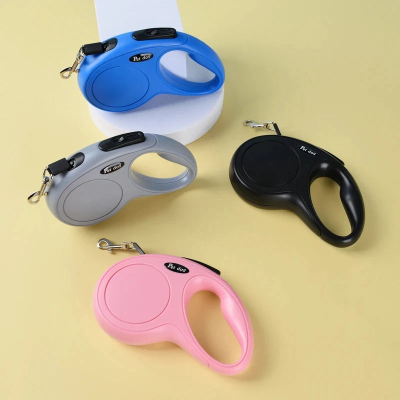 Retractable Dog Leash 3M 5M Strong Pet Lead Automatic Extendable Strap for Small Medium Dogs Accessories Walking Puppy Lead Rope