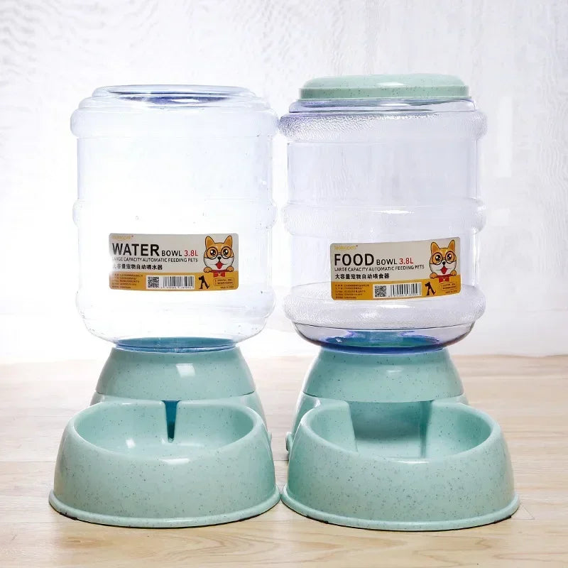 Dog Automatic Feeders Plastic Water Bottle Cat Bowl Feeding And Drinking Dog Water Dispenser Pet Feeding Bowl Pet Supplies Pet