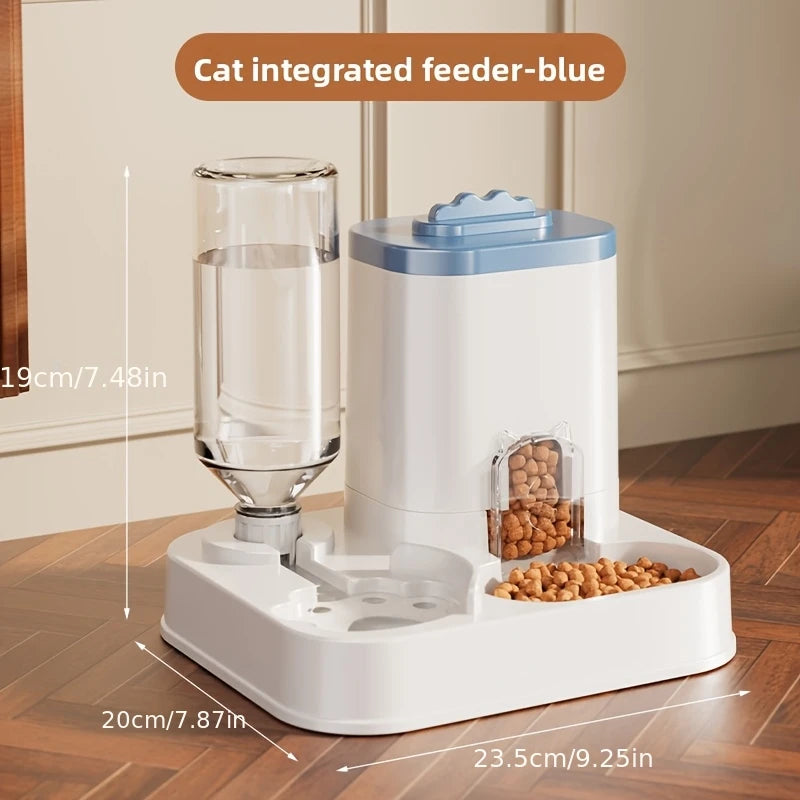 2 In 1 Automatic Pet Feeder For Cats Dogs Water Dispenser Food Bowl Drinking Feeding Device Durable Pet Supply