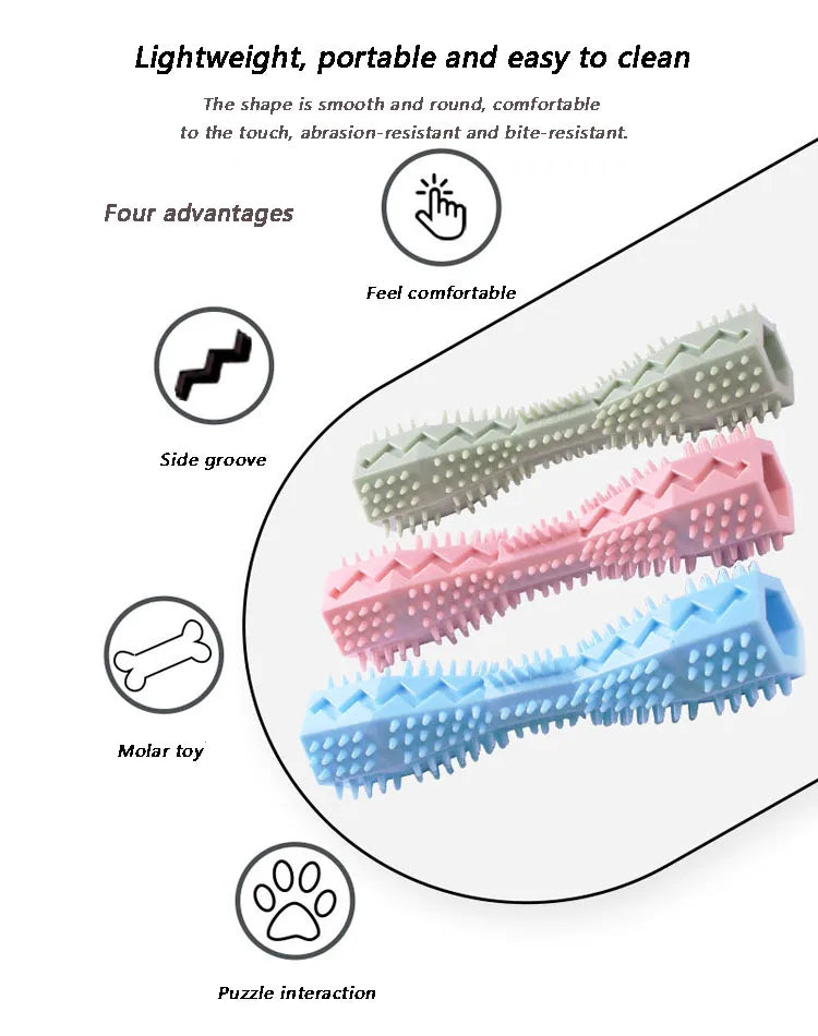 Pet Toys, Hexagonal Dog Toys, Cat and Dog Chew Sticks, Boredom-Relieving, Bite-Resistant Chew Toys