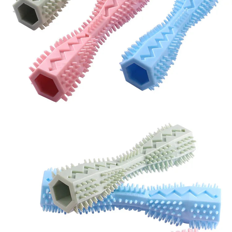 Pet Toys, Hexagonal Dog Toys, Cat and Dog Chew Sticks, Boredom-Relieving, Bite-Resistant Chew Toys