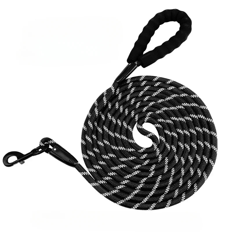 2025 Dog Leash -Double Heavy Duty Traction Rope for Strong Dogs - Enhance Safety and Contr with Comfortable Padded Handle Good