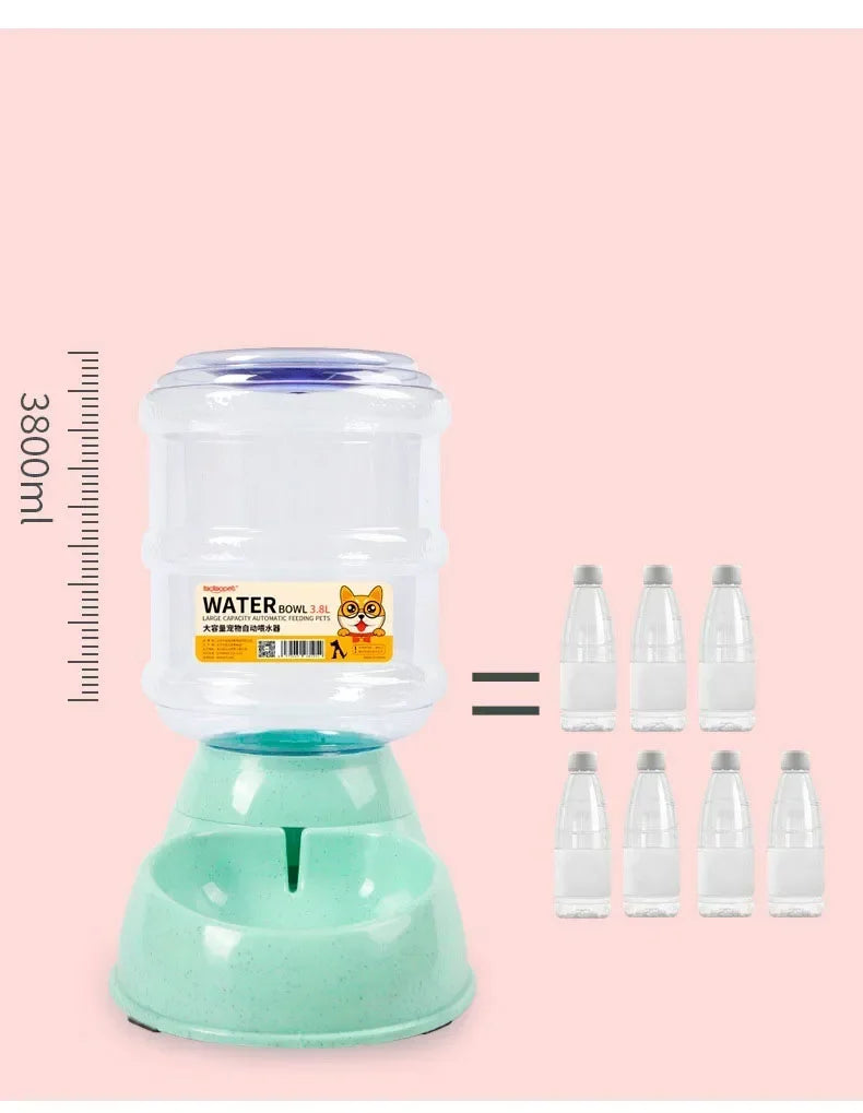 Dog Automatic Feeders Plastic Water Bottle Cat Bowl Feeding And Drinking Dog Water Dispenser Pet Feeding Bowl Pet Supplies Pet