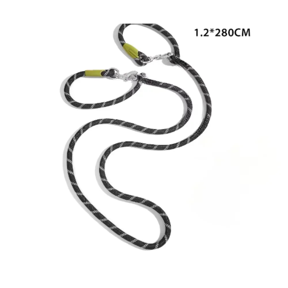 2025 Dog Leash -Double Heavy Duty Traction Rope for Strong Dogs - Enhance Safety and Contr with Comfortable Padded Handle Good