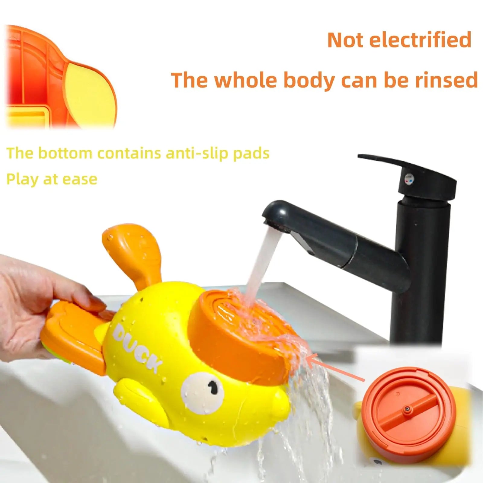 Duck Pet Feeder Automatic Feeder for Cats and Dogs Educational Toy Prevents Overeating Supports Multiple Families Training Toy