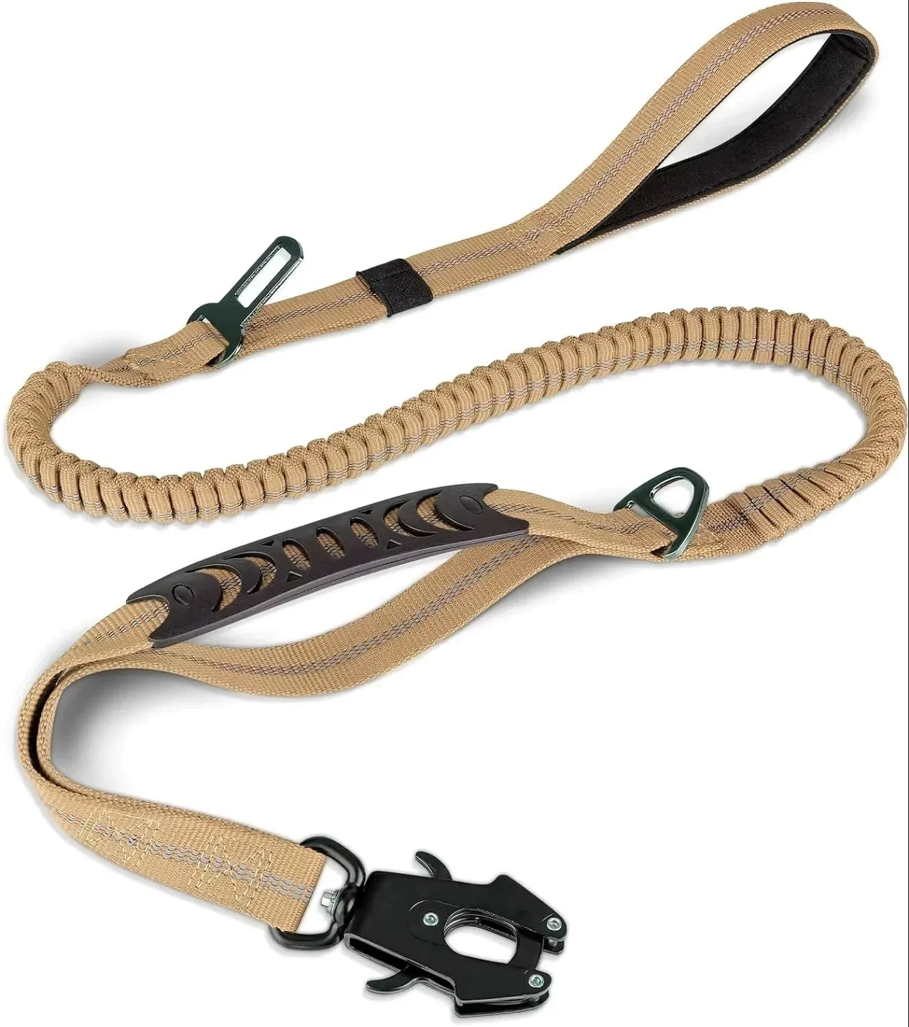 2025 Dog Leash -Double Heavy Duty Traction Rope for Strong Dogs - Enhance Safety and Contr with Comfortable Padded Handle Good