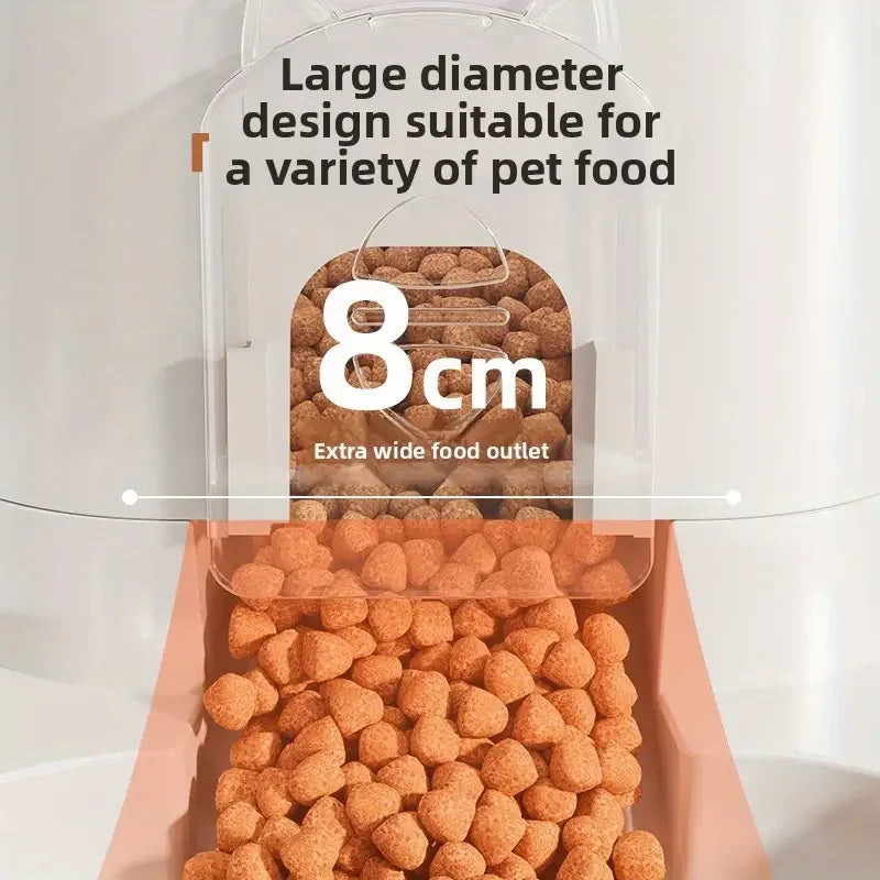 Large Capacity Pet Automatic Feeders and Water Dispensers, Suitable for Cats and Dogs