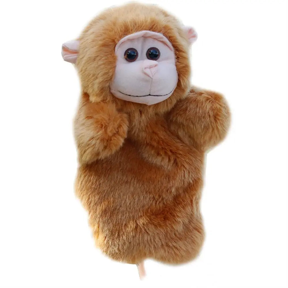 Animal Hand Puppet Cat Dolls Plush Hand Doll Puppets for Telling Story Cartoon Plush Toys