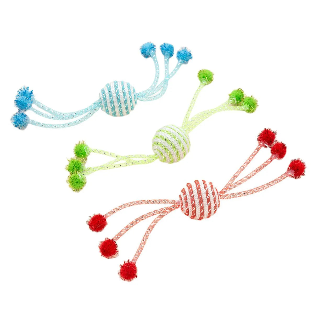 Cat Toy Self Hi Cats Sticks Cat Toys Interactive Ropes Ball Toys for Pet Dogs Teasing Bite-resistant Wool Ball Gatos Accesorios
