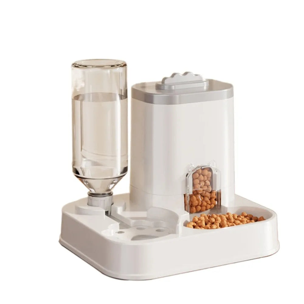 Large Capacity Pet Automatic Feeders and Water Dispensers, Suitable for Cats and Dogs