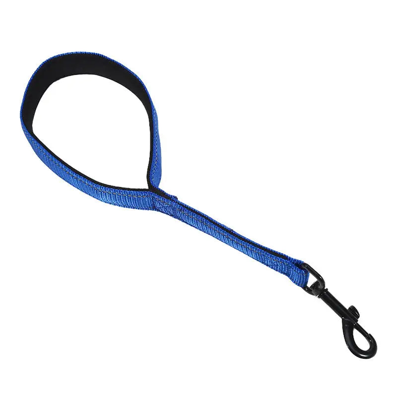 Dog Leash Short Dogs Leash Dog Chain Comfortable Handle Leashes For Large Medium Dogs Walking One Step Pet Chain